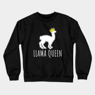 Llama Queen Crewneck Sweatshirt